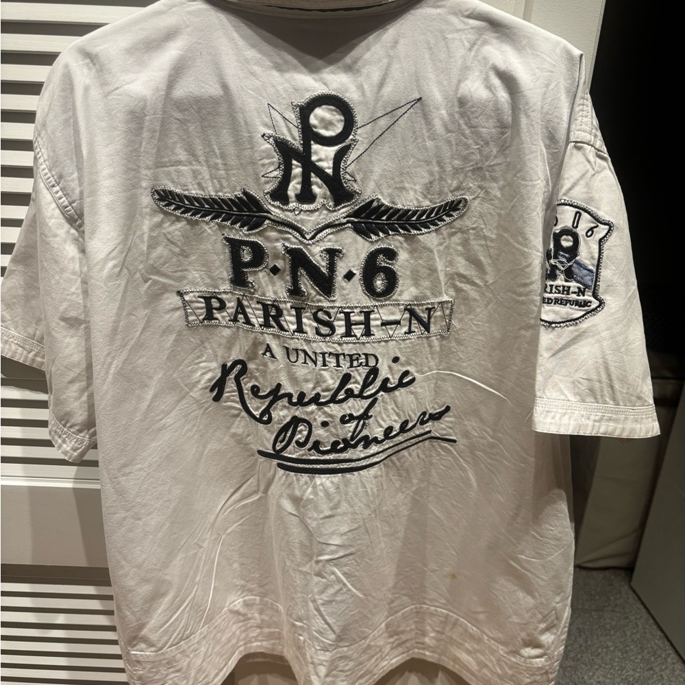 Parish Nation White Graphic Men's Tee
